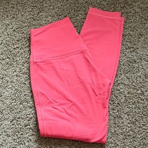 lululemon athletica Coral Pink Leggings